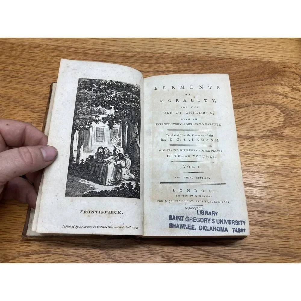 1792 Elements of Morality for the Use of‎ Children The Third Edition Volume Set